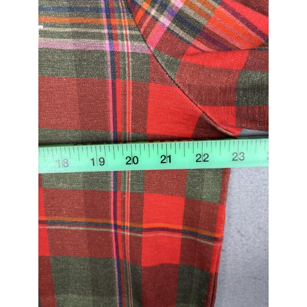 Polo Sport Ralph Lauren Shirt Mens Medium Red Plaid Madras Rugby Classic Fit - Picture 15 of 16